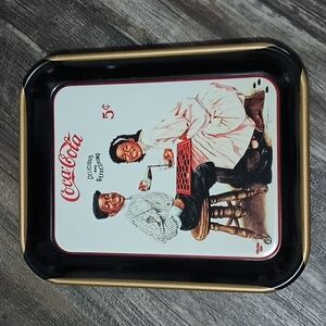 Vintage Coca-Cola Serving Tray titled "Winning Smiles"